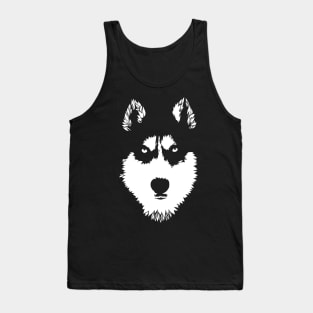 Husky Negative Space Tank Top